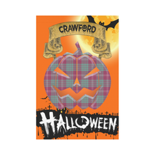 Load image into Gallery viewer, Crawford Ancient Tartan Jack O&#39; Lantern Garden Flag / Halloween Home Decor NN4