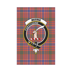 McCrea Tartan Flag Clan Badge K7