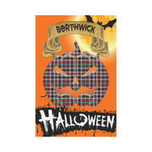 Load image into Gallery viewer, Borthwick Ancient Tartan Jack O&#39; Lantern Garden Flag / Halloween Home Decor NN4