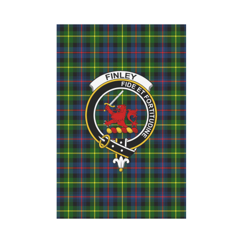 Finley Tartan Flag Clan Badge