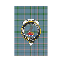 Load image into Gallery viewer, Cleland Tartan Flag Clan Badge