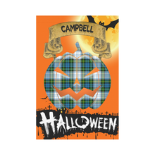 Load image into Gallery viewer, Campbell Dress Tartan Jack O&#39; Lantern Garden Flag / Halloween Home Decor NN4