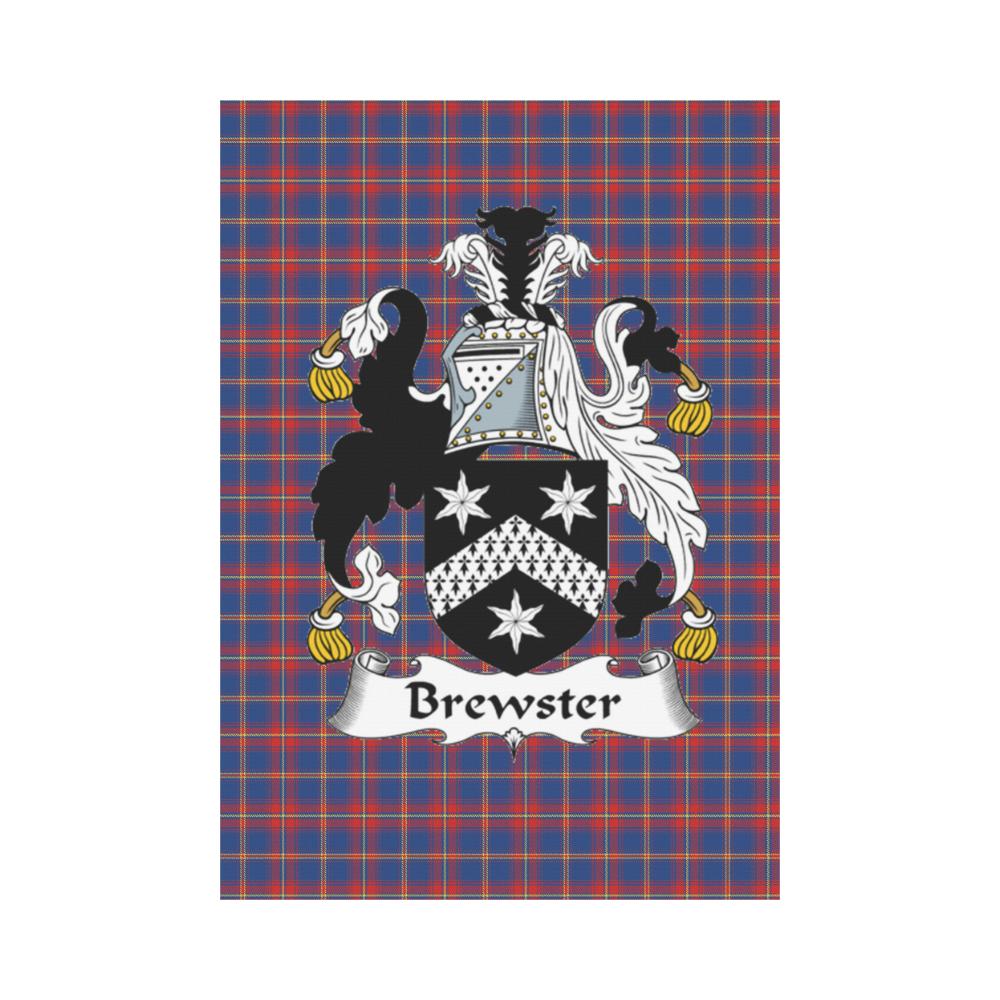 Brewster Tartan Flag Clan Badge