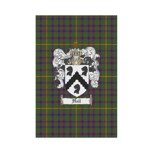 Hall Tartan Flag Clan Badge