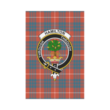 Load image into Gallery viewer, Hamilton Ancient Tartan Flag Clan Badge K7