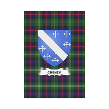 Load image into Gallery viewer, Cheney Tartan Flag Clan Badge