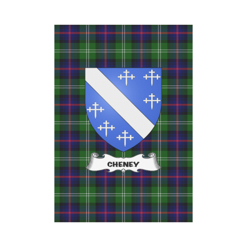 Cheney Tartan Flag Clan Badge