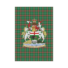 Load image into Gallery viewer, CANADA MANITOBA TARTAN COAT OF ARMS GARDEN FLAG k9