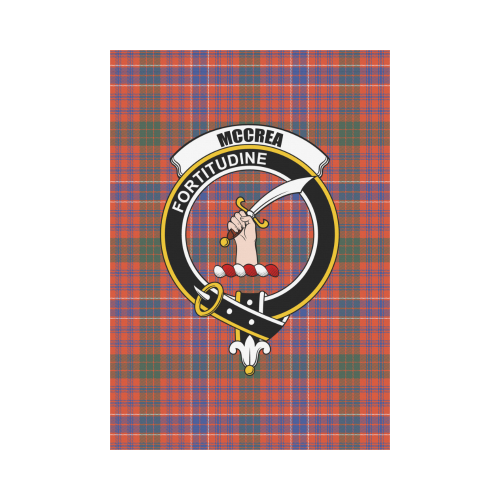 McCrea Tartan Flag Clan Badge