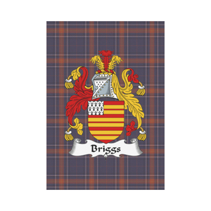 Briggs Tartan Flag Clan Badge K7