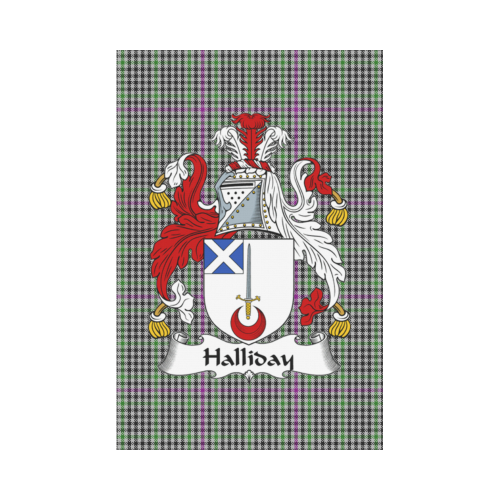 Halliday Tartan Flag - Clan Badge K7