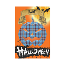 Load image into Gallery viewer, Elliot Ancient Tartan Jack O&#39; Lantern Garden Flag / Halloween Home Decor NN4