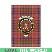 Load image into Gallery viewer, Macalister Tartan Flag Clan Badge K7