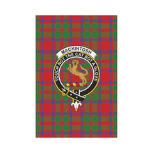 Load image into Gallery viewer, Mackintosh Tartan Flag Clan Badge